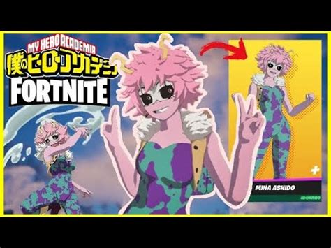 FORTNITE NEW MINA ASHIDO Gameplay YouTube