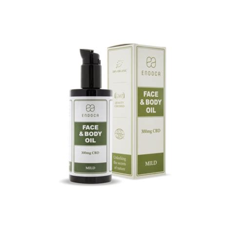 Endoca Cbd Face And Body Oil 300mg 200ml