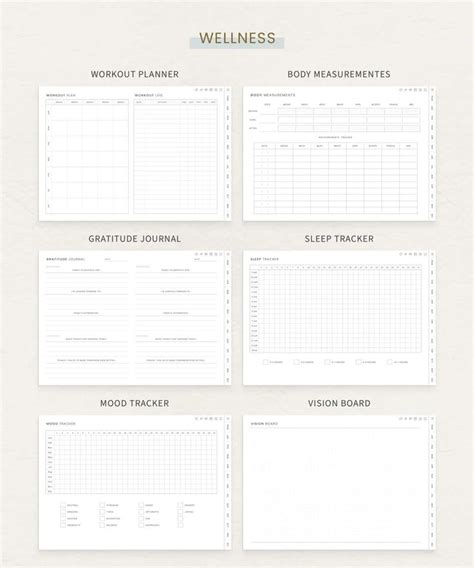 Undated Planner Minimalist Digital Planner Ipad Goodnotes Daily