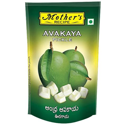 Buy Motherss Recipe Pickle Andhra Avakaya Gm Pouch Online At The