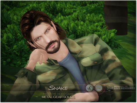 The Sims Resource Sim Naked Snake Inspiration