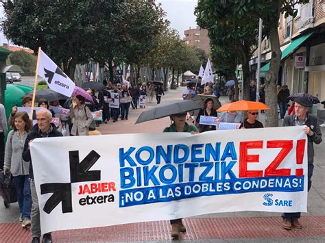 18 03 2023 Getxo Vizcaya Manifestación de SARE a favor de la