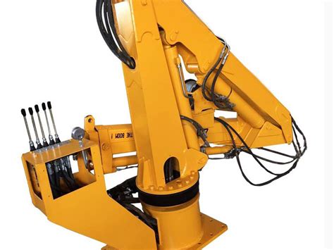 Iacs Approved 20meters Marine Telescopic Folding Boom Crane Crane And