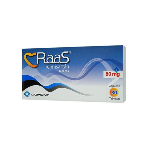 Precio Raas 80mg Tab C30 Laboratorio Promotora Y Distribuidora Liom