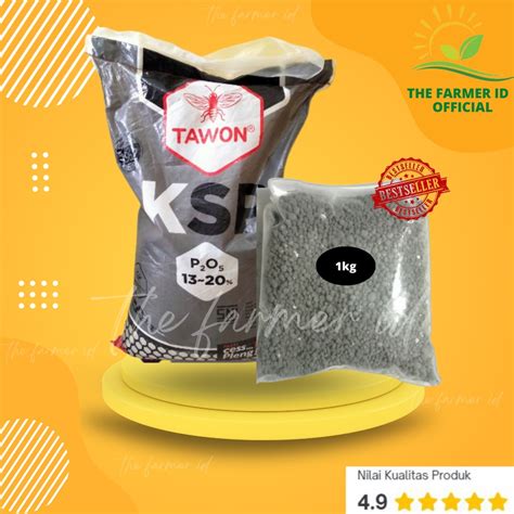 Jual Pupuk Phosphate KSP Cap Tawon Repack 1Kg Sejenis Pupuk TSP