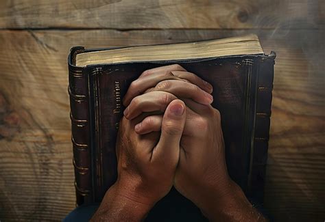 Premium Photo Photo Of Christian Prayers Hands Holding Cross While