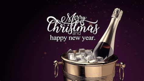 Premium Photo Champagne On Ice Bucket 3d Rendering And Illustration