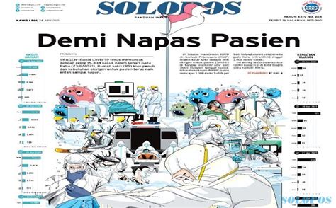 Sampul Solopos Edisi Demi Napas Pasien Diganjar Silver Winner IPMA 2022