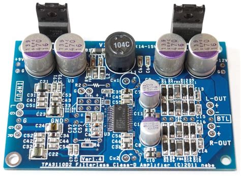 Tpa3110D2 datasheet: TPA3110D2 PDF – 15W Audio Power Amplifier – TI – i ...