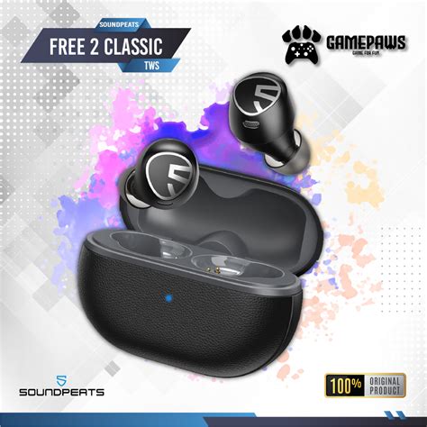 Jual Soundpeats Free 2 Classic True Wireless Earbuds Tws Bluetooth V5 1 Shopee Indonesia