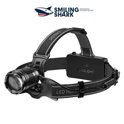 Smiling Shark Td Powerful Headlamp M Lumens Sensor Headlight