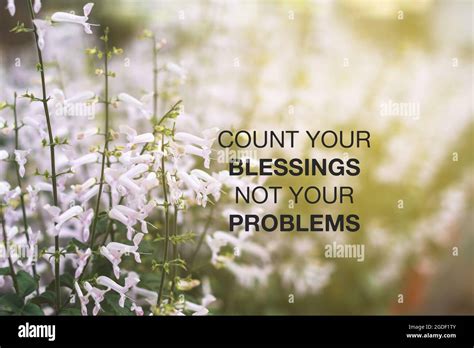 Count Your Blessings And Your Problems