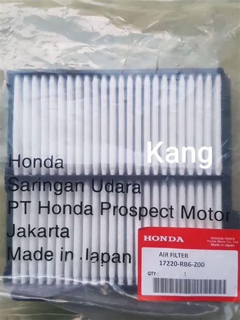 Air Filter Filter Udara Jazz Rs Mobilio Brio Freed Rb Z