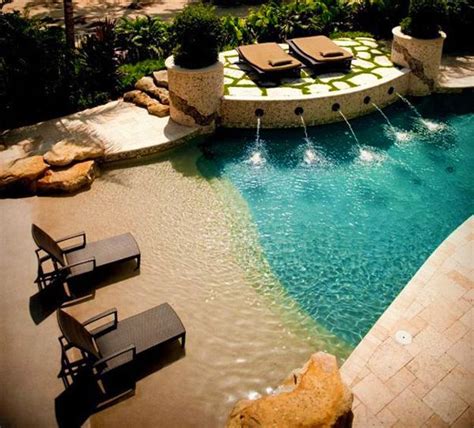 Beach Style Pool Designs Creating a Lake Effect in Modern Yards