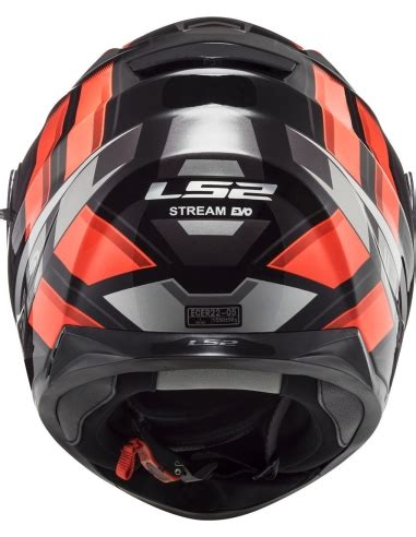 Ls Ff Stream Evo Loop Black Red White Full Face On Road Motorbike