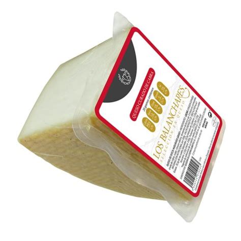 Cuartos Queso Cabra Curado Gr Aprox Leche Cruda Los Balanchares