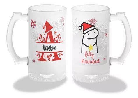 Tarro Cervecero Feliz Navidad Flork Personalizada Mercadolibre