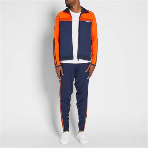 Adidas Knitted Tracksuit Bold Orange End Uk