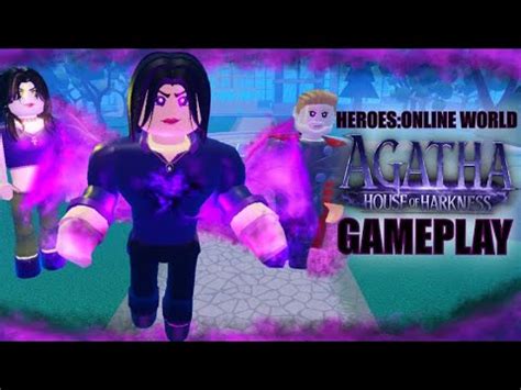 Agatha NEW SKIN Gameplay HEROES ONLINE WORLD ROBLOX YouTube