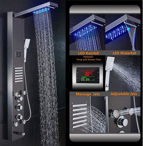 Mua Elloandallo Led Shower Panel Tower System Hydroelectricity Display