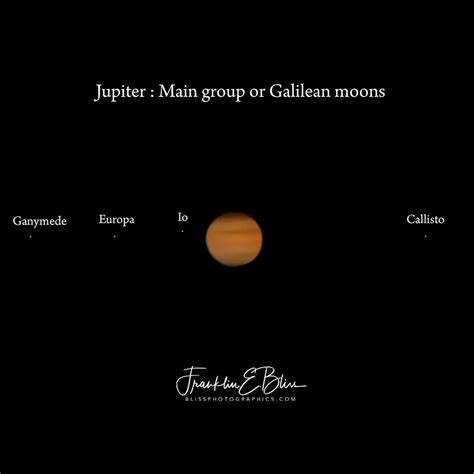 Jupiter With Galilean Moons Bliss Photographics Oddball