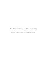 Textbook Bare Essentials Of Electrical Engineering Pdf The Bare