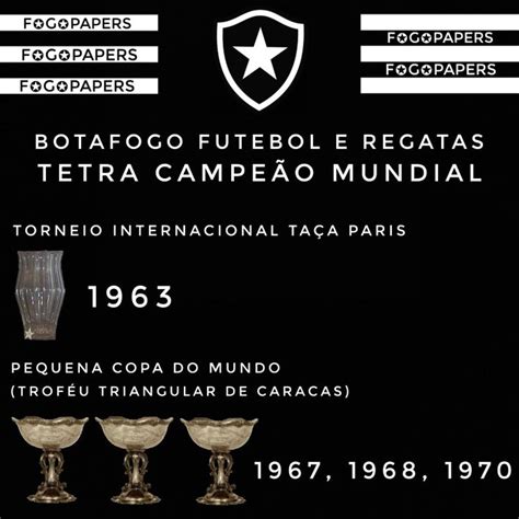 BOTAFOGO Tetra Campeão Mundial BFR Botafogo Fotos do botafogo Campeão