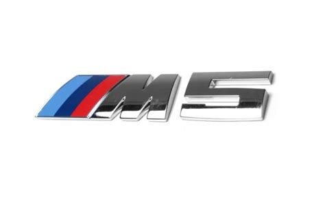 BMW M5 EMBLEMAT ZNACZEK LOGO 120mm X 28mm TYLNA KLAPA E34 E39 E60 F10