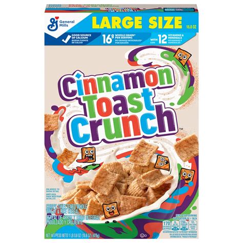 General Mills Cinnamon Toast Crunch Cereal Large Size Shop Cereal At