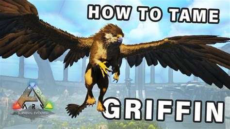 How To Trap Tame A Griffin Ark Survival Evolved Youtube