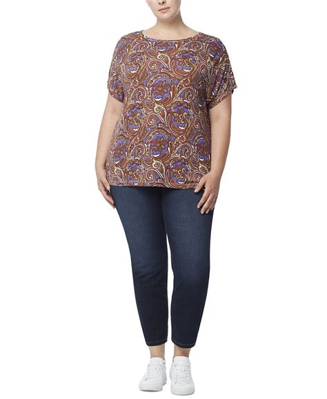 Jones New York Plus Size Printed Top Macys