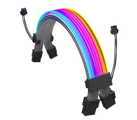 Кабель для материнской платы ARDOR Gaming ARGB 8-pin (M->F) - 2 шт ...