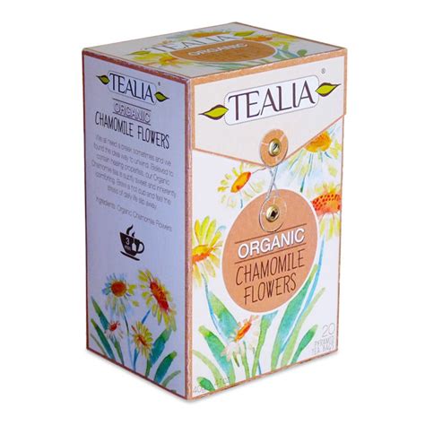 Ceai Organic Din Flori De Musetel 80115 6 20 Plicuri Te Farmacia