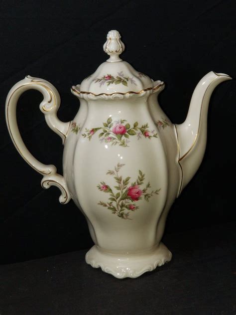 Rosenthal Antoinette Pompadour Coffeepot 6 Cup Gold Trim Etsy Tea