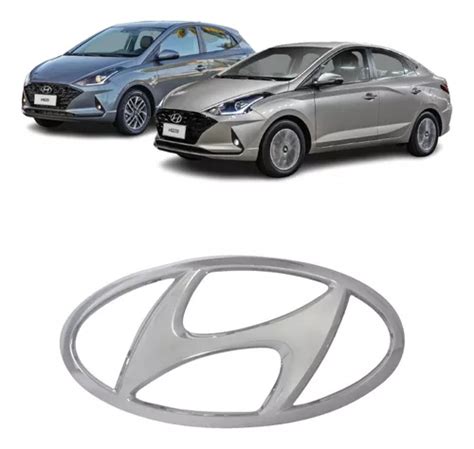 Emblema Logo Grade Cromado Hyundai Hb20 2020 2021 MercadoLivre