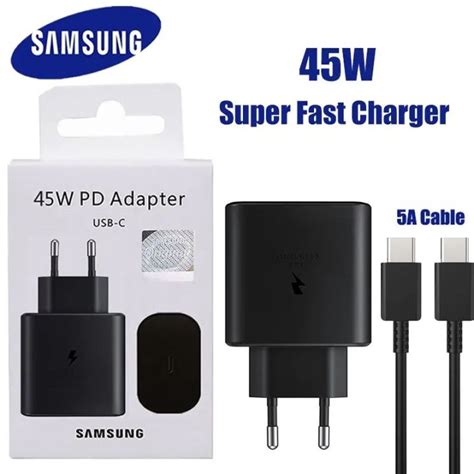 Original Samsung W Pd Charger Cargador Super Fast Charge Carregador