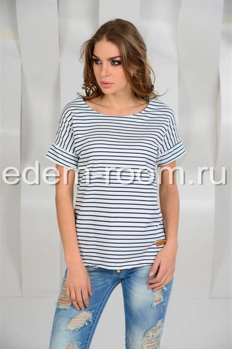 Продажа Футболки - морячка дешево | Артикул: F-4842-B