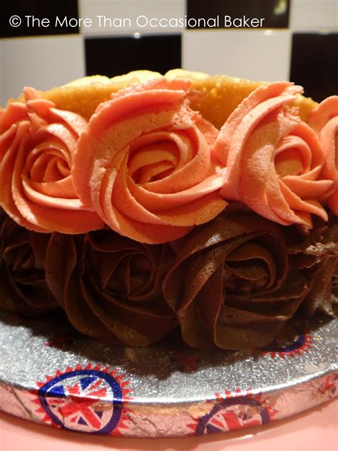 The More Than Occasional Baker Neapolitan Rose Cake