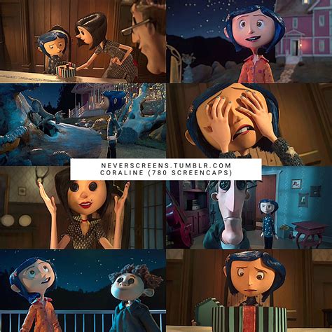 CORALINE, MOVIE SCREENCAPS. Part one, 390...