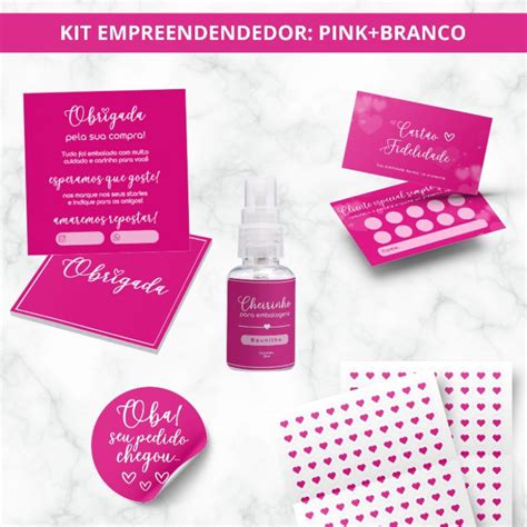 Kit Empreendedor Itens Cart O Agradecimento Adesivo Cart O