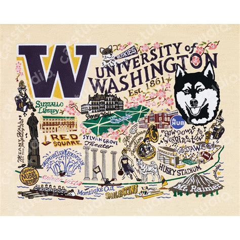 University of Washington Fine Art Print | Collegiate Collection by ...