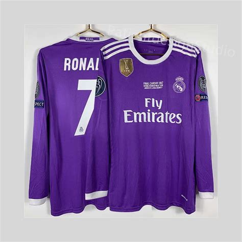 Real Madrid C Ronaldo Champions League Final Jersey Classic