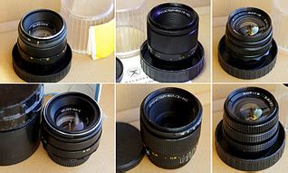 советские обЪективы