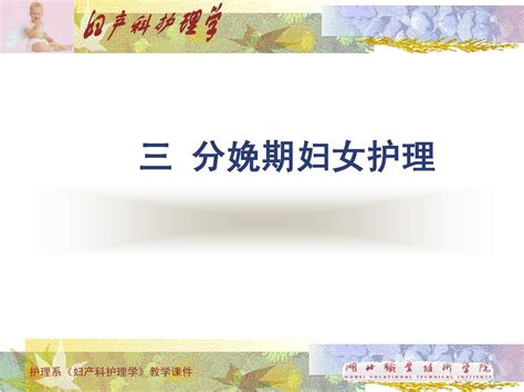 分娩期妇女护理 Word文档在线阅读与下载 无忧文档