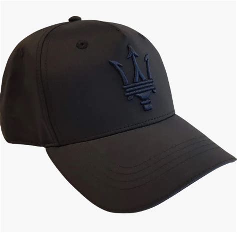 Maserati Black Trident Cap — Miller Motorcars Boutique