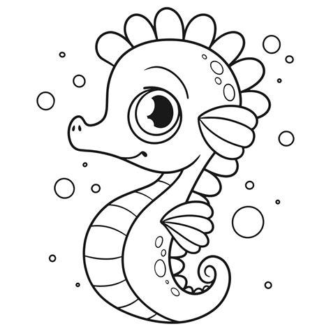 Seahorse Coloring Page By Jeffdoute On Deviantart