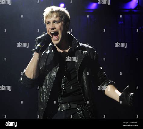 Kian Egan Westlife Performing At The O2 Arena London Hi Res Stock