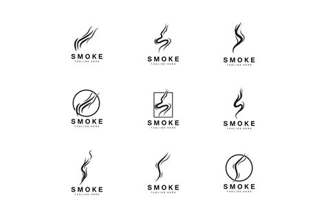 Steam Steam Logo Vector Hot Evaporating Aroma. Smell Line Illustration ...