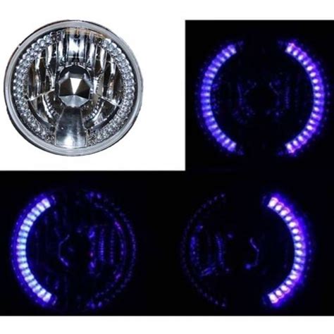 Octane Lighting Halogen Blue Purple Led Halo Angel Eyes Headlight