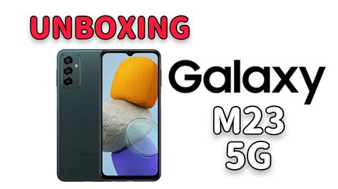 Samsung Galaxy M23 5g Unboxing Youtube